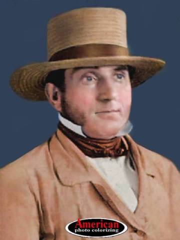 1844 - Gent Sporting Straw Hat
