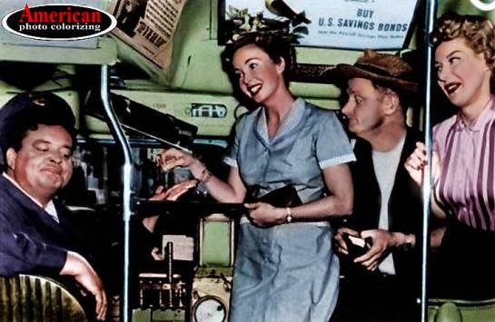 1954 - Honeymooners On Madison Ave Bus