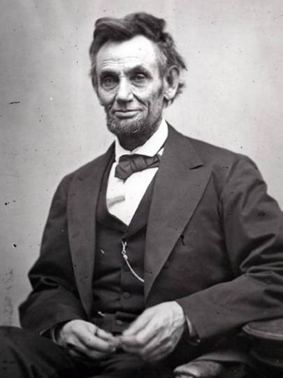 1865 - Abraham Lincoln (February 5) (O-BW)